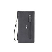 Light Brown APU Leather Men's Wallet & Check Holder - Light Brown - View 9
