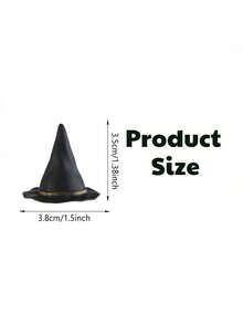 Black Mini Witch Hat, Suitable For DIY Crafts, Halloween Party Supplies, Party Decoration - Multi-color - View 6