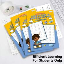 Math Workbook Within 20 Addition & Subtraction For Kids, Early Elementary Math Practice Activity Book, Homeschool Educational Learning Worksheets For Preschool Primary Students - Multicolor - View 5