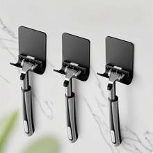 1pc Razor Holder, Razor No-Drill Hook, Wall-Mounted Bathroom Storage Rack, Suitable For Kitchen And Bathroom, College Dorm Essential, Back To School, Wallet Hook, Room Decor, Bathroom Decor, Home Decor, Travel Accessory, Autumn Garden Decoration, Halloween/Thanksgiving/Christmas/Saudi National Day Best Gift - Multicolor - View 3