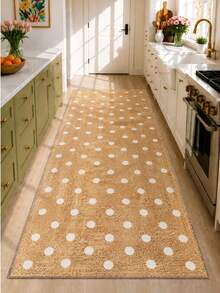 Chilai Home Vintage Patterned Area Rug, Soft Non-Slip Boho Carpet For Living Room & Bedroom, Runner Rug, Washable Kitchen Rug, Home Decor Rug, Made In Türkiye - White - View 3