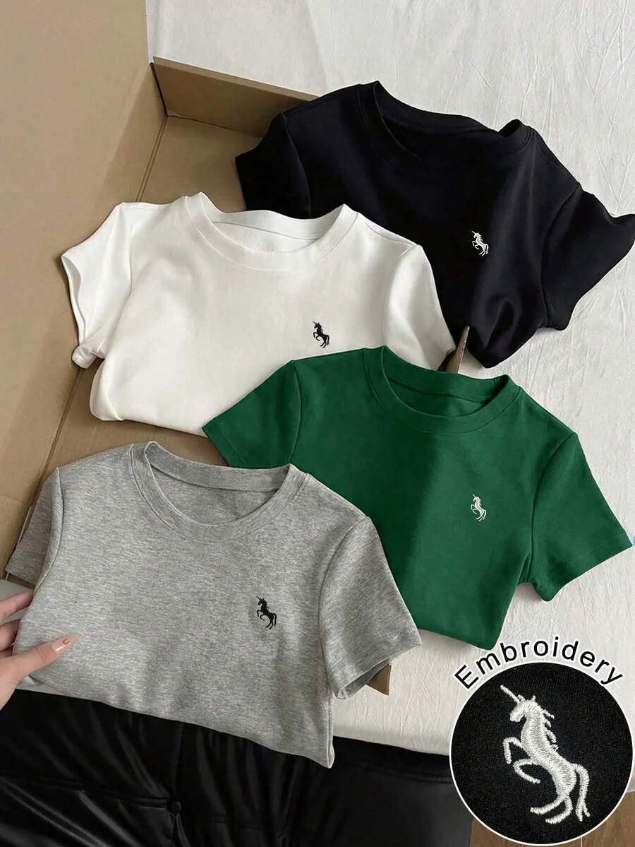 Women T-Shirts - 不同顏色的4 - 查看 1
