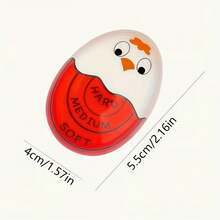 1pc Egg Color-Changing Timer, No Electricity Required, Reusable, Cute Chick Design, Suitable For Indicating Cooked Egg Temperature, Kitchen Breakfast Tool, Color-Changing Timer With Sensitive Indicator, Creative Kitchen Egg Design, Kitchen Accessory. - Multicolor - View 11