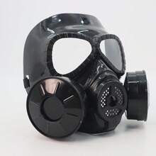 1pc Halloween Costume Gas Mask, Mad Max Apocalypse Zombie Gas Mask, Real-Life CS Field Combat Gear, Full Face Protection Seal Team Gas Mask, Party Decoration Mask (Decorative Mask, No Anti-Virus Function) - View 5