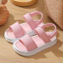 Girls' Summer Casual Fashion Thick Sole Sandals - Pink - View 2