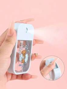 Card Spray Bottle, Bow Bear Print, Perfume Refillable Bottle, Portable Refillable Spray Bottle, Transparent Dispenser Bottle, Leak-Proof Cosmetic Container, Suitable For Perfume, Toner, Travel Essential, Fashionista Must-Have, Gift For Girls/Women, Unique Birthday Gift, Party Gift, Back To School Gift, Vacation Gift, Holiday Gift - Multicolor - View 5