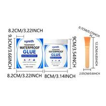 1Pc 300g/10.58oz Transparent Waterproof Glue With Brush, Invisible Finish Leak Repair Sealant For Bathroom Kitchen Tiles & Windows - Transparent Waterproof Glue - View 13