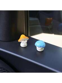 蘑菇儀表板裝飾品 蘑菇汽車後視鏡飾品 可愛汽車裝飾 仙女花園居家桌面擺飾 - A - 查看 5