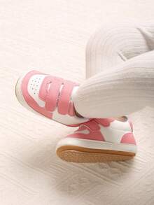 Boys & Girls Panda Spring & Autumn Sneakers, Children's Fashion Sports Shoes, Infant Shoes 0-18 Months - Pink - View 1