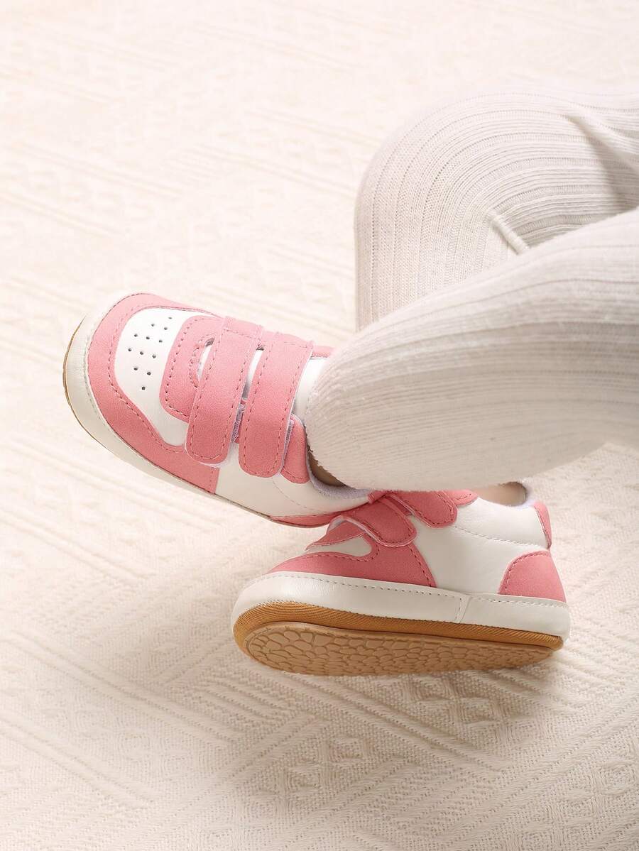 Boys & Girls Panda Spring & Autumn Sneakers, Children's Fashion Sports Shoes, Infant Shoes 0-18 Months - Pink - View 1