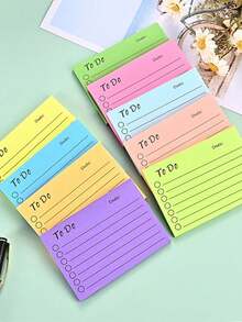 6pcs/1pc Notebook, Kombinasi Acak yang Cerah, Mudah Digunakan, Efisien untuk Mencatat dan Mengatur - Ideal untuk Pelajar, Kantor, dan Rumah - Satu-Ukuran - View 3