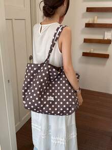 Funky Fashionable Stylish Leopard Print With Adjustable Strap Large Capacity Tote Bag, Everyday Bag, Etc. Perfect For Daily Use Suitable For Traveling - Multicolor - View 7