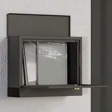 Wall Mounted Letterbox, Weatherproof Post Box, Modern Mailbox With 2 Keys And Viewing Windows, Easy To Install - T0001-01-6626 - View 3