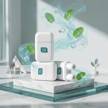 Inhaler Aromaterapi Cool Mint, Batang Energi Portabel Dua Lubang untuk Meningkatkan Fokus, Diffuser Saku Minyak Esensial Peppermint yang Menyegarkan Secara Instan - Putih - View 12