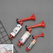 1PC/1set Portable Manual Horn - Reusable Horn, Suitable For Football Matches, Cheering And Emergencies - Multicolor - View 2