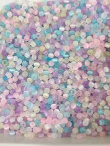 500 buah Manik Kaca Mata Kucing Macaron Luster Warna Campuran Acak 4mm (6/0) - Sempurna untuk Pembuatan Perhiasan DIY, Kalung, Gelang, Gelang Kaki dan Rantai Pinggang, Kerajinan Tangan, Pola Perhiasan, Aksesoris Pembuatan Perhiasan DIY, Manik Kaca Mini - Pencampuran warna acak - View 6