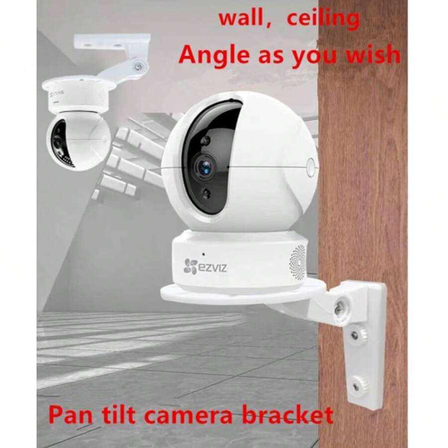 No-Drill Smart Home Wireless Camera Mount Cloud Base TP Universal Plastic Bracket - Support - View 1