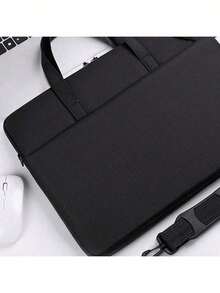 Fashionable Minimalist New Versatile Shoulder Handbag Business Laptop Briefcase Office Bag Padded Tech Organizer Case Travel Essential Professional - Multicolor - View 8