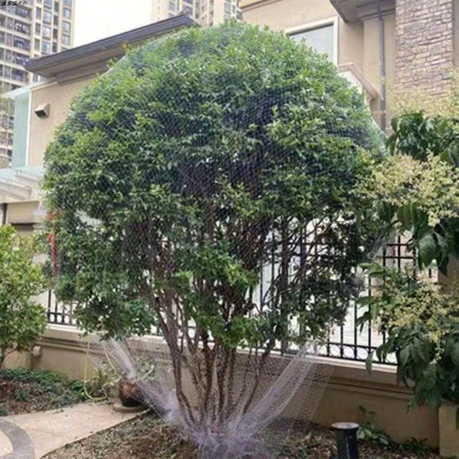 1 PC Garden Anti-Bird Netting, Protective Mesh Cover For Fruit Trees, Orchard, Balcony, Cherry, Grapes, Rice Crop Safety, Pond Barrier, Outdoor Deterrent - Multi-color - View 1