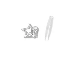 THATBOY 1pc/2pcs/4pcs Set Star Teeth Grille, Suitable For Women, Halloween Vampire Teeth Decoration, Body Accessory, Suitable For Men And Women Party Wear, Party Gift, Super Shiny - Pentagram - View 18