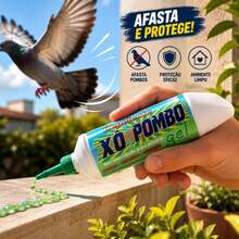 Xo Pombo Gel Repelente Pombos/morcegos/pardal, Bisnaga 250grs - C - Visão 1