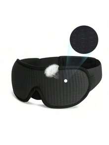 1/2件 3D睡眠眼罩，100%遮光，柔軟舒適，助眠眼罩，旅行必需品，適用於學校、返校、旅行、居家及其他場合 - 彩色 - 查看 12