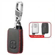 2-Button Car Key Fob Cover Remote Protector For Prius 30, Alphard, Aqua, Land Cruiser, Auris, LC 200, 2012 2013 2014 - 2 Buttons - View 2