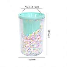 Colorful Square/Round Foam Pen Holder Student Gift Learning Stationery Desktop Storage Pen Holder Back To School Essential, First Day Of School - Multicolor - View 17