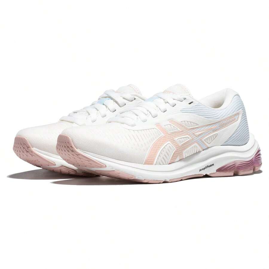 Asics Women Running Shoes - 白色/淺藍色 - 查看 1