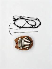 實木 8 音迷你拇指琴 Kalimba 五指便攜式初學者手指鋼琴音樂樂器 - 彩色 - 查看 12