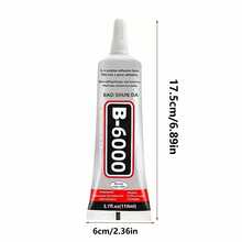 1支B6000高强度软树脂胶 - 透明无残留工艺胶，带精密喷嘴，适用于DIY珠宝和手工艺品，防水，适用于塑料 - 透明 - 查看 13