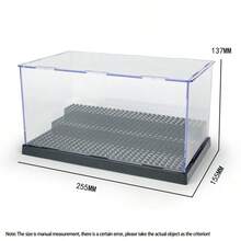 Hộp trưng bày mô hình mini khối xây dựng, tương thích và có thể xếp chồng, không cần lắp ráp, kèm hộp trong suốt chống bụi - Nhiều màu - Xem 6