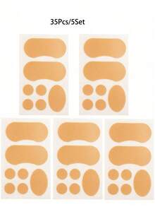 35pcs Anti-Friction Heel Pads, Foot Care Heel Protectors, Invisible Adhesive Backing, Foam Material For Ankle, Back To School Supplies, Women's Shoes & Boots Accessories, Suitable For Outdoor, Sports, Travel, Home, Office, School And More - Multicolor - View 12