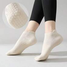 2 Pairs/6 Pairs Optional Women's Anti-Slip Yoga Socks, Breathable Mesh Non-Slip Grip Floor Socks, Suitable For Indoor Pilates, Home Daily Fitness Workout - Multicolor - View 3