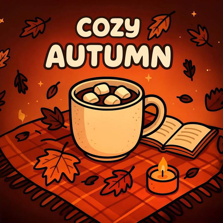 1pc Comfortable Adult Coloring Book - Thick Single-Sided Pages Autumn Theme: Pumpkin & Leaves - Relaxing, Birthday/Holiday Gift Perfect For Coloring Party And Relaxation Time - High-Quality Fine Lines, High-Definition Printing, Artistic Outlines, Essential For Creative Hobbyists,Enhancing Creativity, Beautifully Designed - Warm and Comfortable - View 1