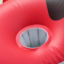 1pc Adult Inflatable Pool Float, Pool Chair With Armrests And 2 Cup Holders, Inflatable Floating Chair For Summer Water Leisure, Pool Party And Beach Activities - A - View 4