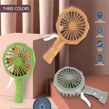 Cute Cartoon Hand-Pressed Mini Fan, Portable Manual Hand-Crank Handheld Fan, No Battery Required Pocket-Sized Hand Fan, Suitable For Outdoor Travel - A - View 11