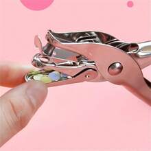 1pc 6/3mm Single Hole Metal Punch Machine - Punches Up To 8 Sheets With 17mm Throat Depth - Hole Punch - View 4