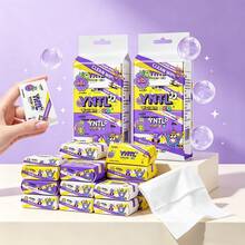 Student Back To School Cleaning Wipes, Small Pack Pull-Out Cleaning Wet Wipes - Multicolor - View 1