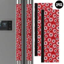 Cute Floral Print Door Handle Covers, Dust-Proof Design, Soft Fabric, Suitable For Refrigerator Handles, Oven And Other Kitchen Appliances. They Are Excellent Kitchen Decor, Fun Home Decor, And Essential Furniture Decor. - Multicolor - View 19
