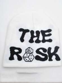 1pc Solid Color Embroidered Letter Knit Hat, Windproof, Sun Protection, UV Protection, 3D Texture, Foldable, Fashionable, Versatile, Elegant, Soft & Comfortable, Breathable, Multi-Functional, Flattering, Face-Slimming, Suitable For Beach, Outing, Hiking, Cycling, Travel, Commuting, Outdoor, Street, Dating, Trekking And Various Occasions - A - View 7