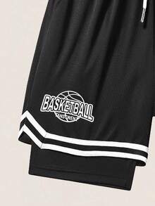 Men's Summer Casual Outdoor Sports Quick-Dry Shorts - Black - View 4