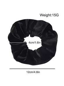 Zipper Hidden Pocket Hair Tie, Multi-Functional Storage Elastic Hair Band, Secret Compartment For Cash And Small Items, Soft Hair Scrunchie For Women, Portable Hair Accessory For Travel, Outdoor Activities And Daily Casual Use - View 4