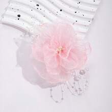 1pc Petal & Feather Fashion High-End Hair Clip - 淺粉色 - 查看 3