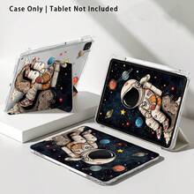 Funda protectora para tableta con soporte y efecto pintado de astronauta, planeta y estrella, compatible con Honor 8/9/10/X8/X8A/X9/X8Pro/X9Pro, MatePad SE 11 pulgadas/MatePad 11 pulgadas/11.5 pulgadas, MatePad Pro, Apple 10ª/11ª generación 2025 (A16), Galaxy Tab A7/A9 y otros modelos populares - Estilo 5 - Ver 9
