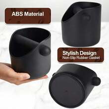 1pc Espresso Knock Box, Coffee Knockout Bin. Equipped With A Removable Knock Bar. Made Of ABS Material, Easy To Clean. Anti-Slip And Shock-Absorbing Design At The Bottom. Suitable For Home/Cafe/Bar Use. A Must-Have Coffee Accessory For Professionals. - View 7