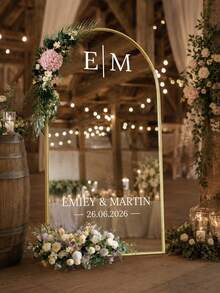 可客製化「Welcome To Our Wedding」鏡面貼紙，可移除字母貼紙，適用於鏡子、玻璃窗、標誌與婚禮裝飾 - 彩色 - 查看 7
