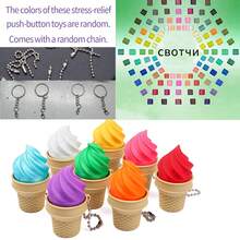 1/2/3 Pcs Stress Relief Keychain-Mechanical Button Finger Presser To Help Relieve Stress, Stimulate The Senses, And Provide Entertainment-Perfect For Home, Office, And Travel-The Ideal Gift For Adults, Colors Assorted - Multicolor - View 12