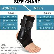 1pc New Quick-Lace Ankle Support, Adjustable Slim Fit, Lightweight Compression Ankle Wrap, Breathable Sports Ankle Compression Brace - Multicolor - View 4