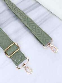Correa de bolso ajustable bordada para bolso de mano y bolso bandolera - Verde - Ver 4